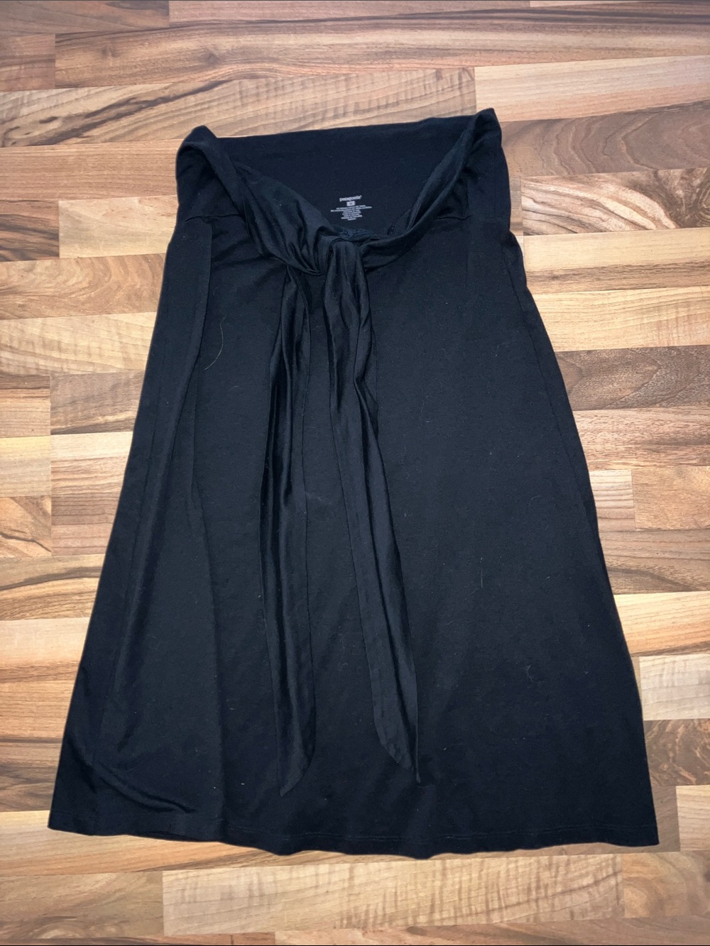 Patagonia black cotton a line side tie skirt women’s SZ M